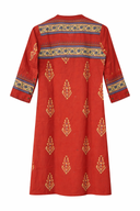 Rozana Red Kurti
