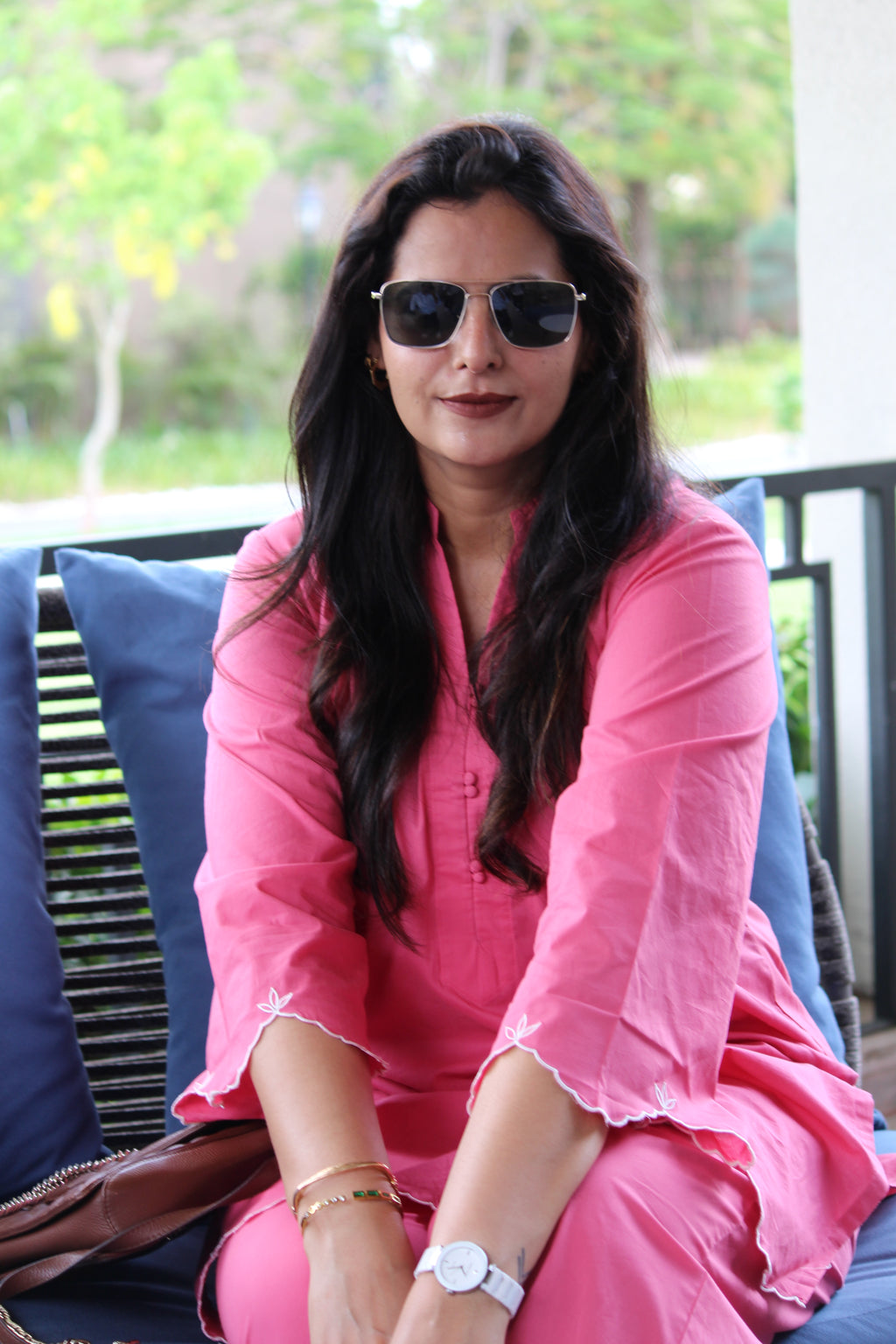 Saada Embroided Kurta Pant Set