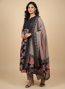 Midnight Cotton Black Suit Set
