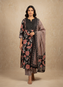 Midnight Cotton Black Suit Set