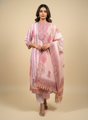 Parv Pink Chanderi Suit Set
