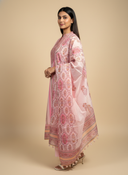 Parv Pink Chanderi Suit Set