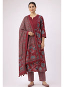 Midnight Dusky Rose Suit Set