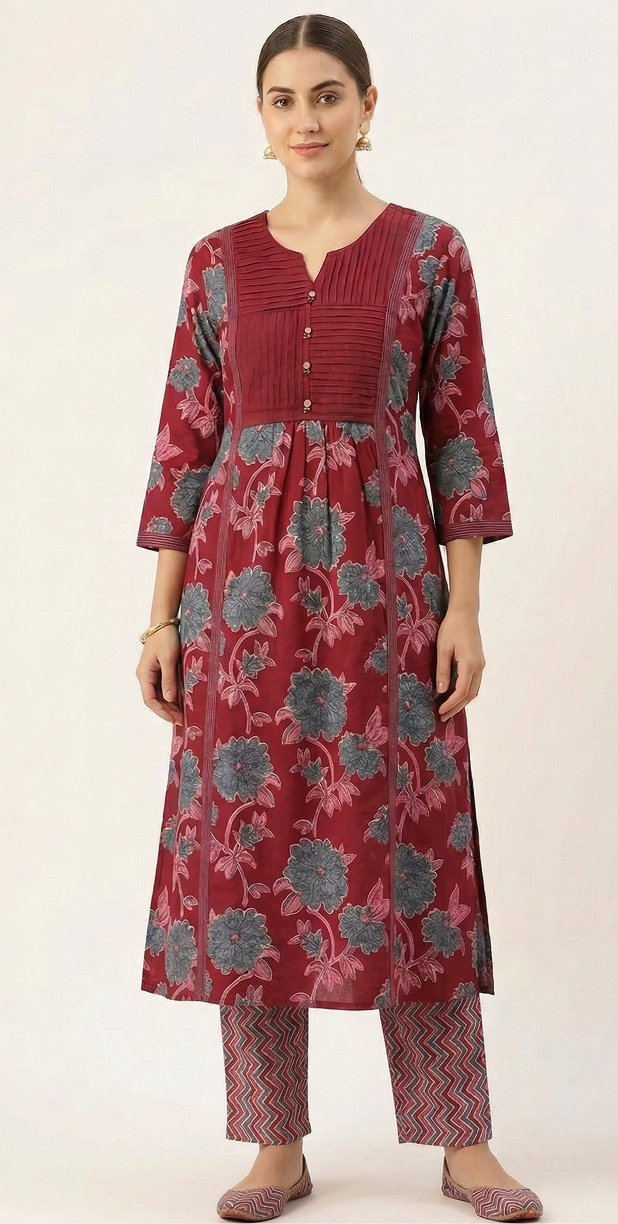 Midnight Dusky Rose Suit Set