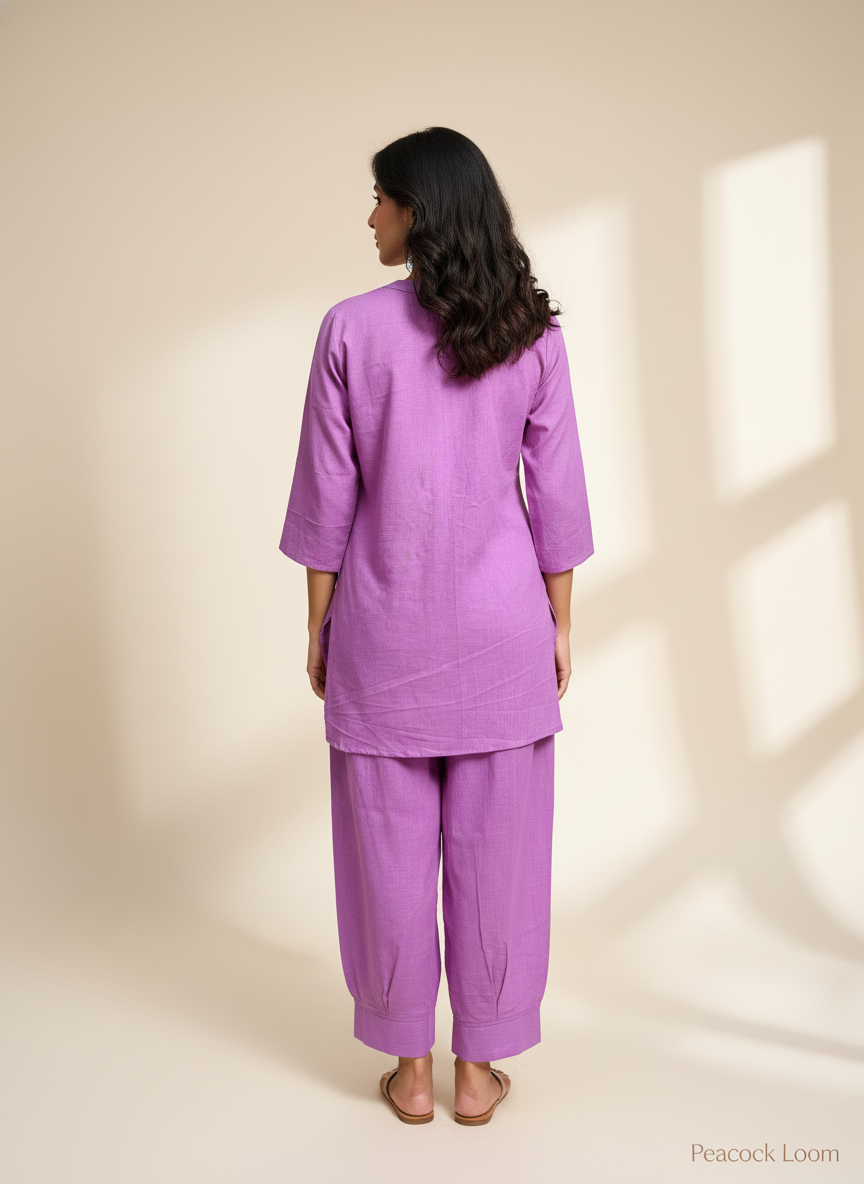 Noor Lilac Co-ord Set