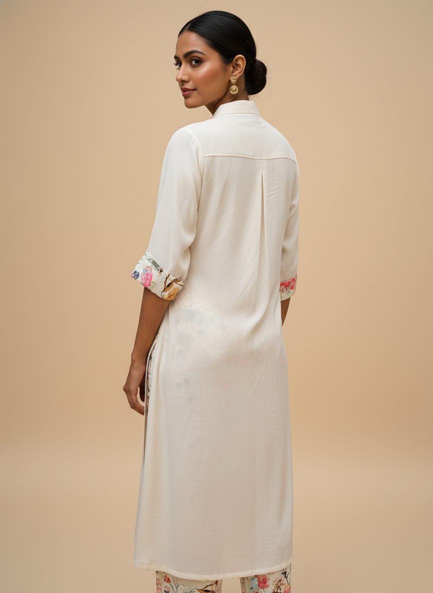 Aaris Button Down Kurta Pant Set