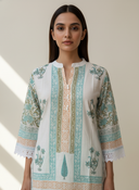 Parv Block Print Suit Set