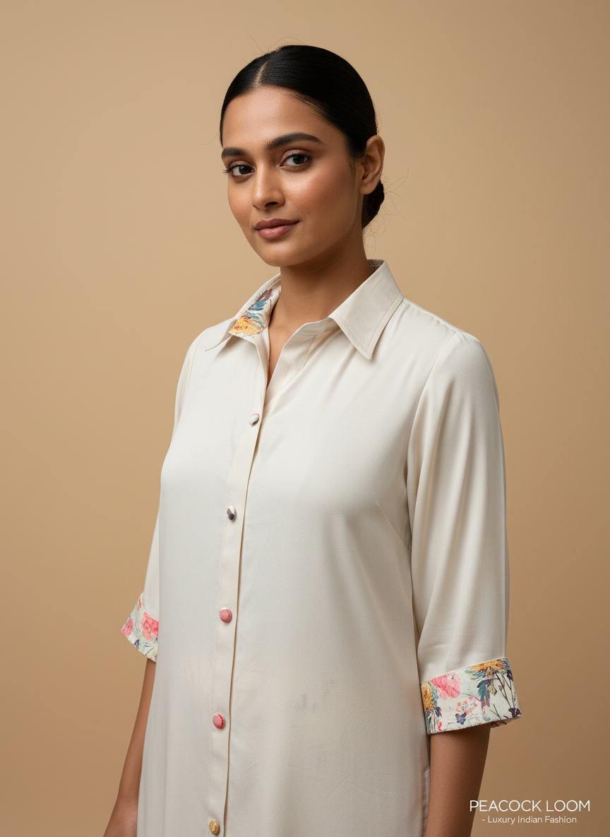 Aaris Button Down Kurta Pant Set