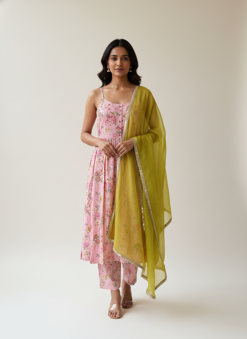 Parv Gulabi Suit Set