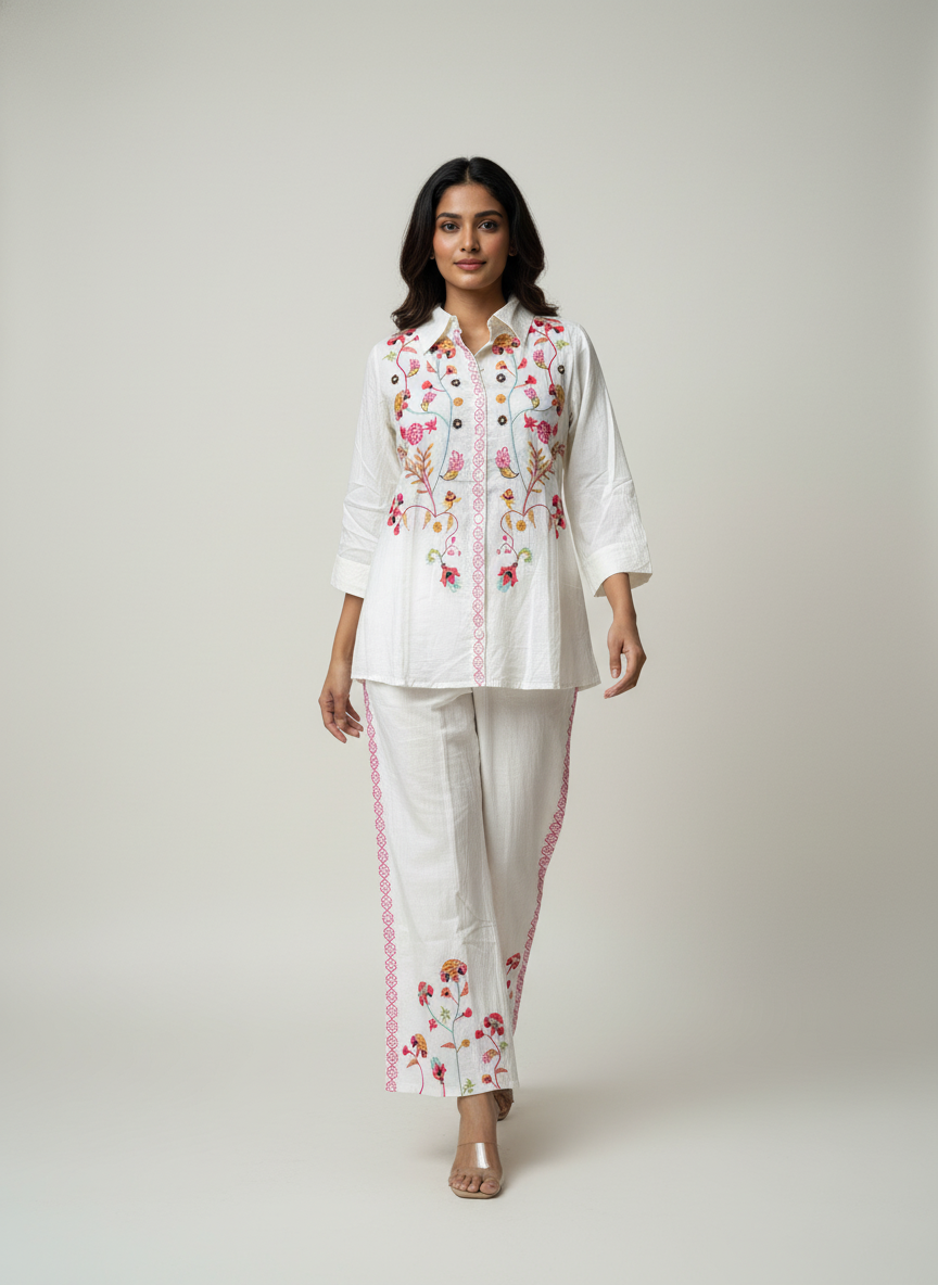 Sehaj Cotton Co-ord Set