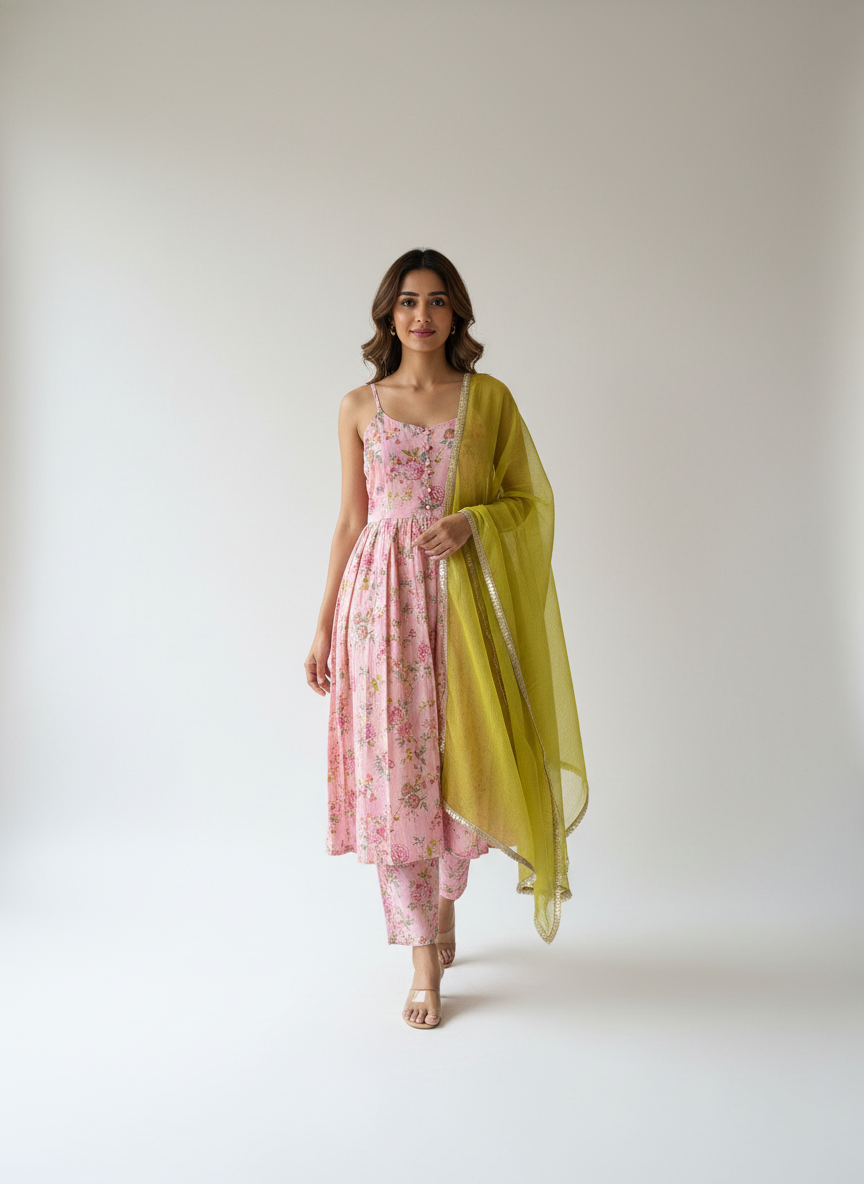 Parv Gulabi Suit Set