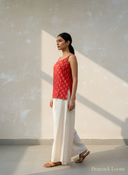 Noori Dori Top with Beige Linen Pants