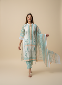 Parv Block Print Suit Set
