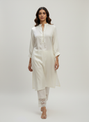 White Dahlia Kurta Pant Set