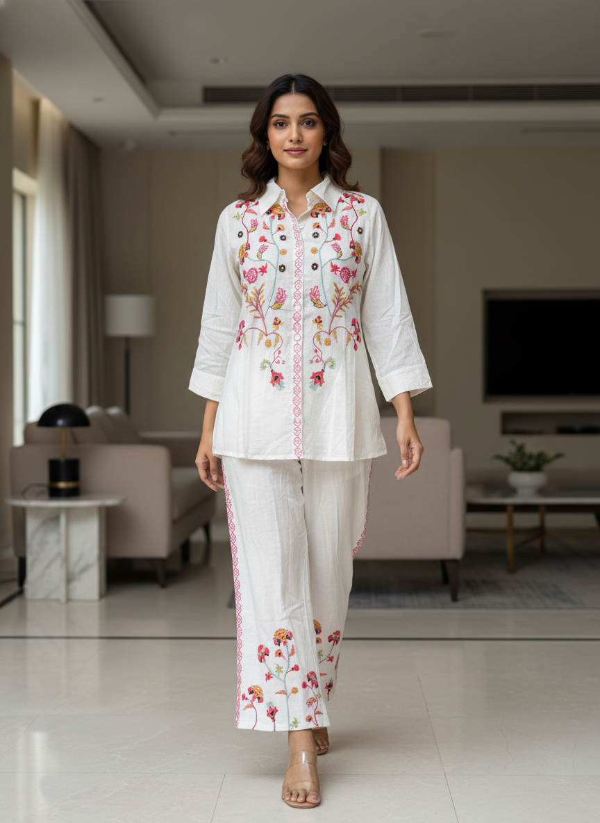 Sehaj Cotton Co-ord Set
