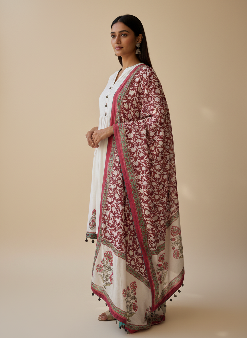 Parv White Coin Suit Set