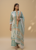 Parv Block Print Suit Set