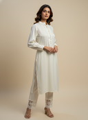 White Dahlia Kurta Pant Set